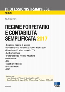 Regime forfetario e contabilità semplificata 2017