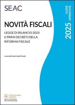 novita fiscali 2025 legge bilancio